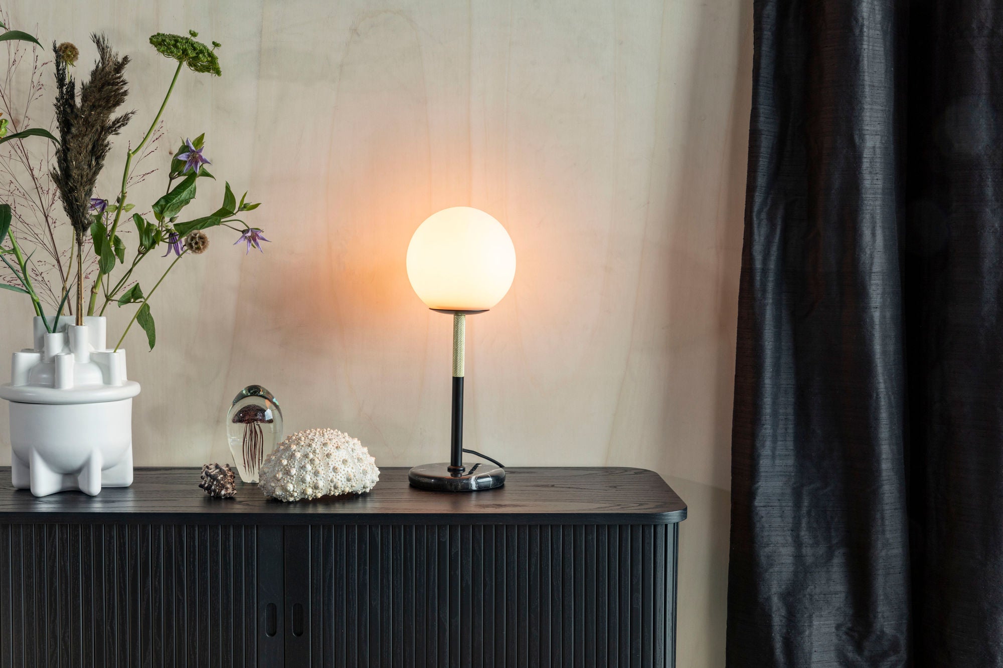 Zuiver Orion Black Marble Table Lamp
